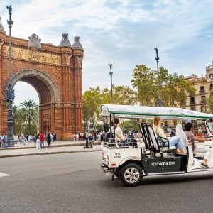 En Tuk Tuk por Barcelona